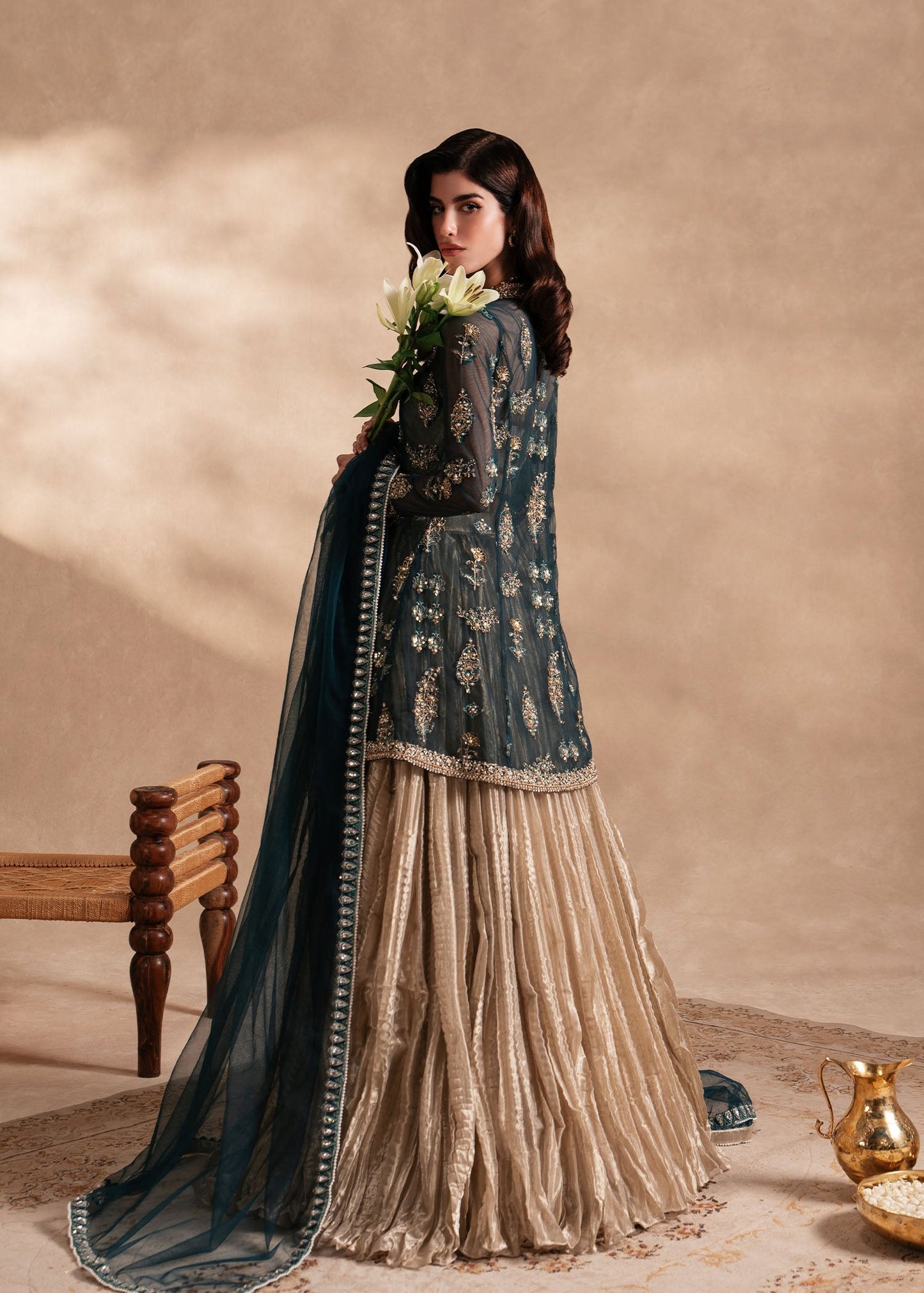 Sadaf Fawad Khan | Nafees Formals 25 | Nageenah by Maria Faisal - Registered Vendor of : Sadaf Fawad Khan - type : Ladies Clothes - 100% original wedding dresses