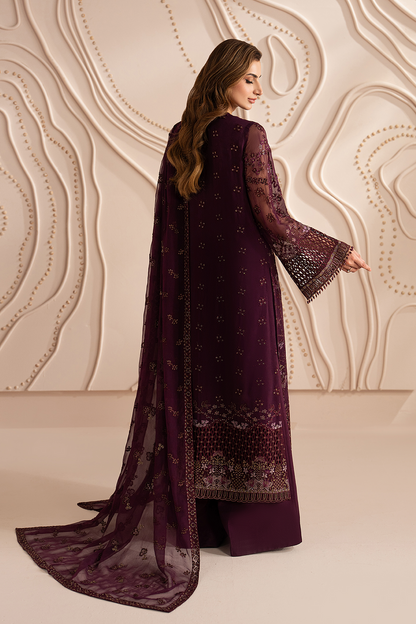 Lavish Premium | Izhare Muhabbat | CRIMSON BLOOM - Formal Dress - available at Maria Faisal in UK and USA.