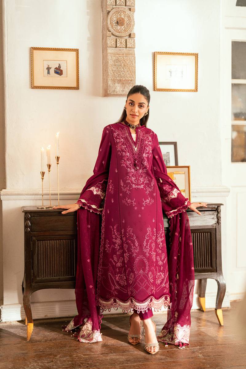 Qalamkar | Luxury Lawn Eid Edit | SB-02 Sameen by Maria Faisal - Registered Vendor of : Qalamkar - type : Ladies Clothes - 100% original wedding dresses