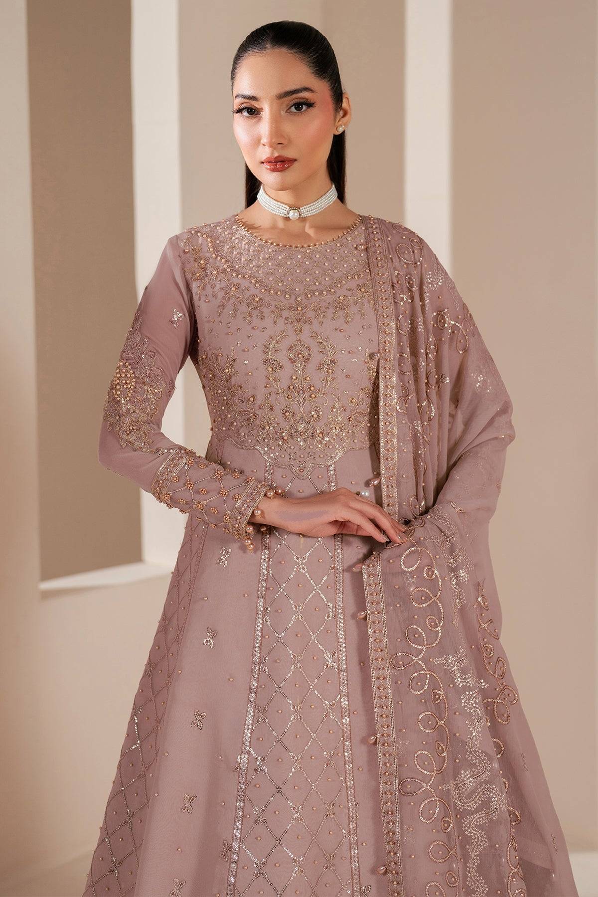 Alizeh | Handcrafted Eid Edit 25 | AF-HM-4031-Saffron by Maria Faisal - Registered Vendor of : Alizeh - type : Ladies Clothes - 100% original wedding dresses