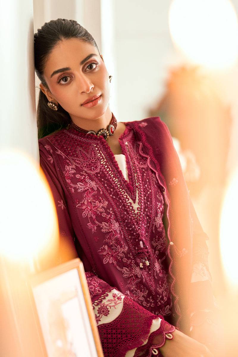 Qalamkar | Luxury Lawn Eid Edit | SB-02 Sameen by Maria Faisal - Registered Vendor of : Qalamkar - type : Ladies Clothes - 100% original wedding dresses