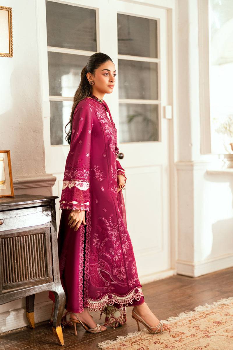Qalamkar | Luxury Lawn Eid Edit | SB-02 Sameen by Maria Faisal - Registered Vendor of : Qalamkar - type : Ladies Clothes - 100% original wedding dresses
