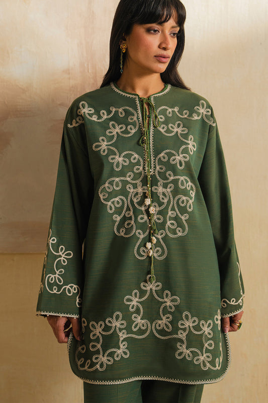 Elan | Indigene Pret | NAHL (ERW-21583) - Luxury Dress - available at Maria Faisal in UK and USA.