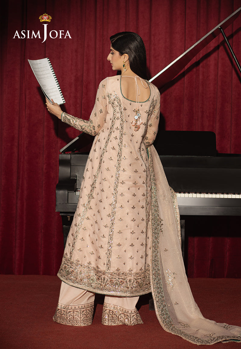 Asim Jofa | Premium Festive | AJPF-33 - Designer Dress with Intricate embroidery and embellishments. Shop elegent wedding dress at Maria Faisal.