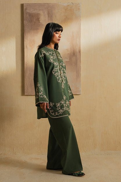 Elan | Indigene Pret | NAHL (ERW-21583) - Luxury Dress - available at Maria Faisal in UK and USA.