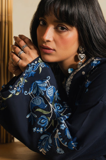 Elan | Indigene Pret |ZARQA (ERW-21576) - Luxury Dress - available at Maria Faisal in UK and USA.