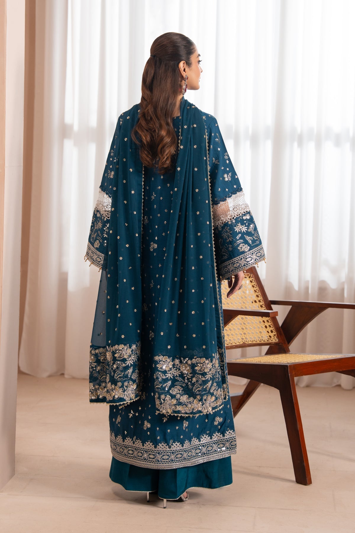 Xenia Formals | Zaeva Formals | SAZIL - Formal Dress - available at Maria Faisal in UK and USA.