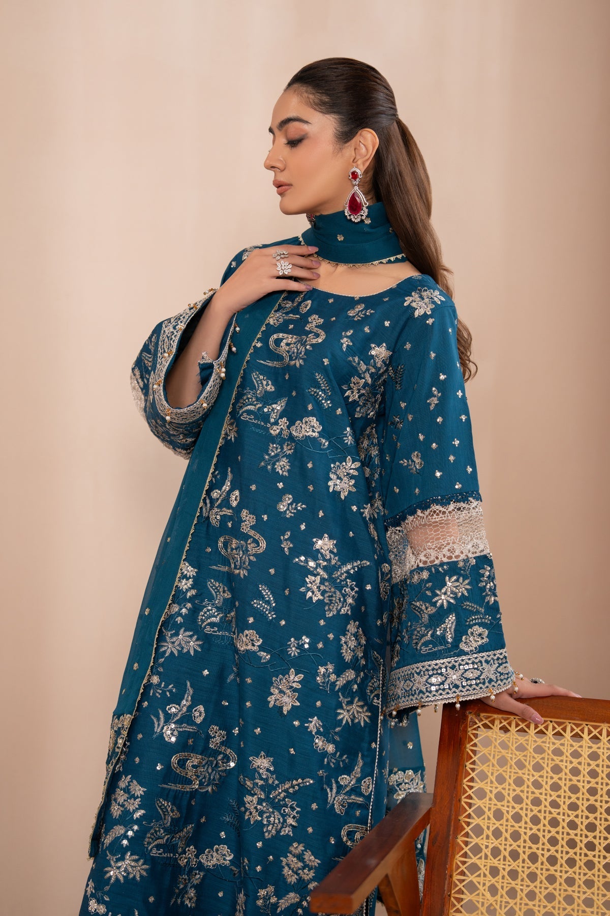 Xenia Formals | Zaeva Formals | SAZIL - Formal Dress - available at Maria Faisal in UK and USA.