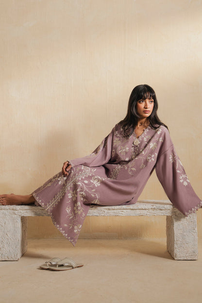 Elan | Indigene Pret | NOORE (ERW-21577) - Luxury Dress - available at Maria Faisal in UK and USA.