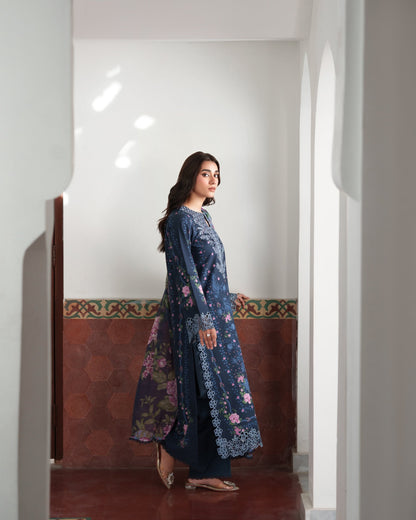 Neeshay | Summer Lines | NOIRELLE - Luxury Dress - available at Maria Faisal in UK and USA.