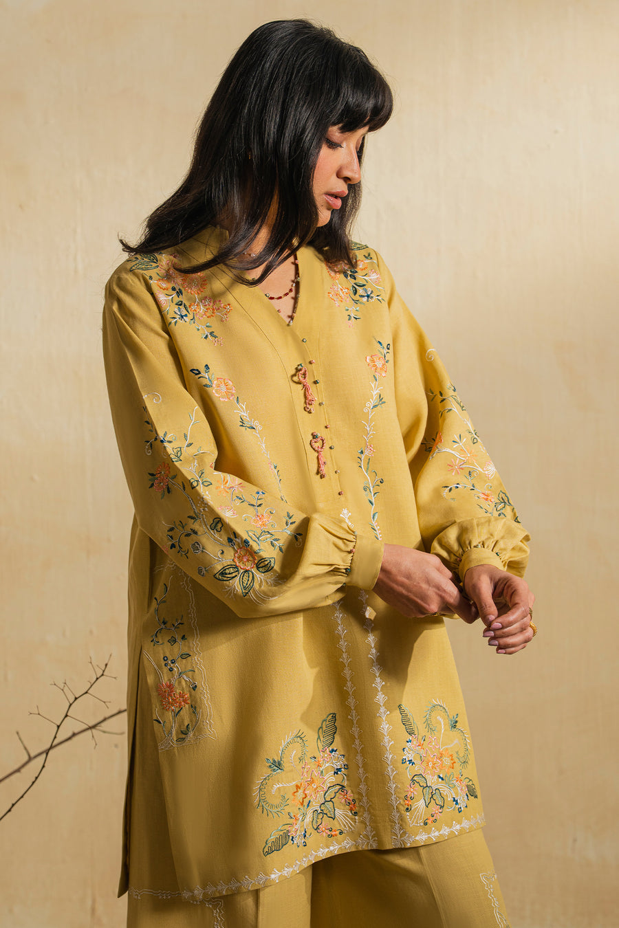 Elan | Indigene Pret |AYLA (ERW-21574) - Luxury Dress - available at Maria Faisal in UK and USA.