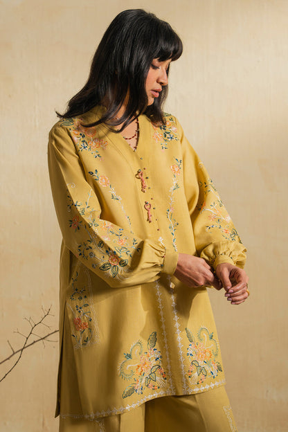 Elan | Indigene Pret |AYLA (ERW-21574) - Luxury Dress - available at Maria Faisal in UK and USA.