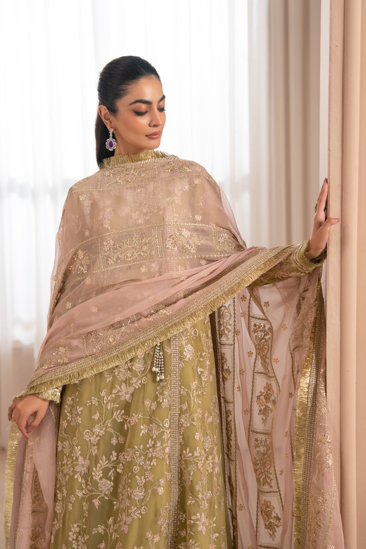 Xenia Formals | Zaeva Formals | NIVVI - Formal Dress - available at Maria Faisal in UK and USA.