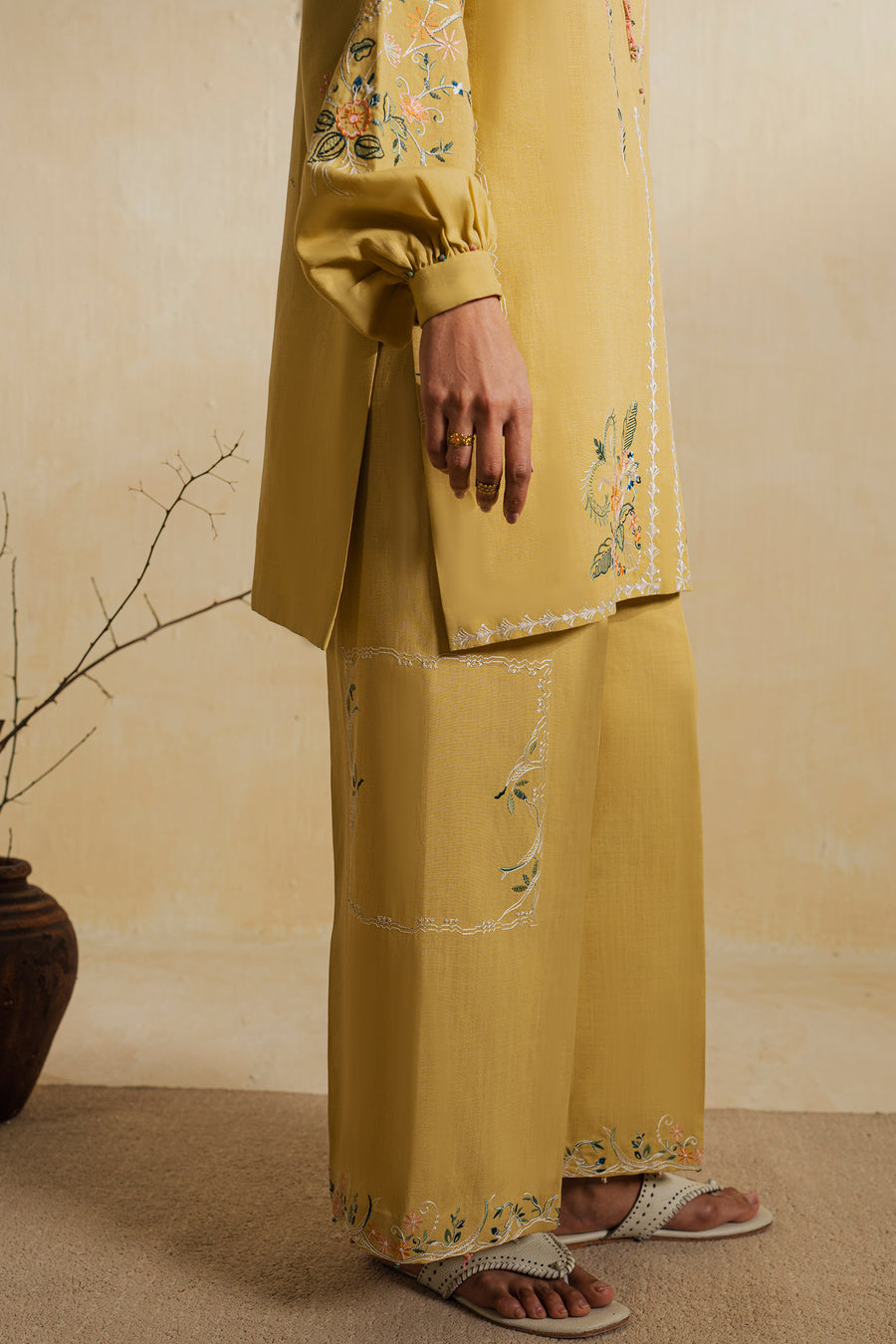 Elan | Indigene Pret |AYLA (ERW-21574) - Luxury Dress - available at Maria Faisal in UK and USA.