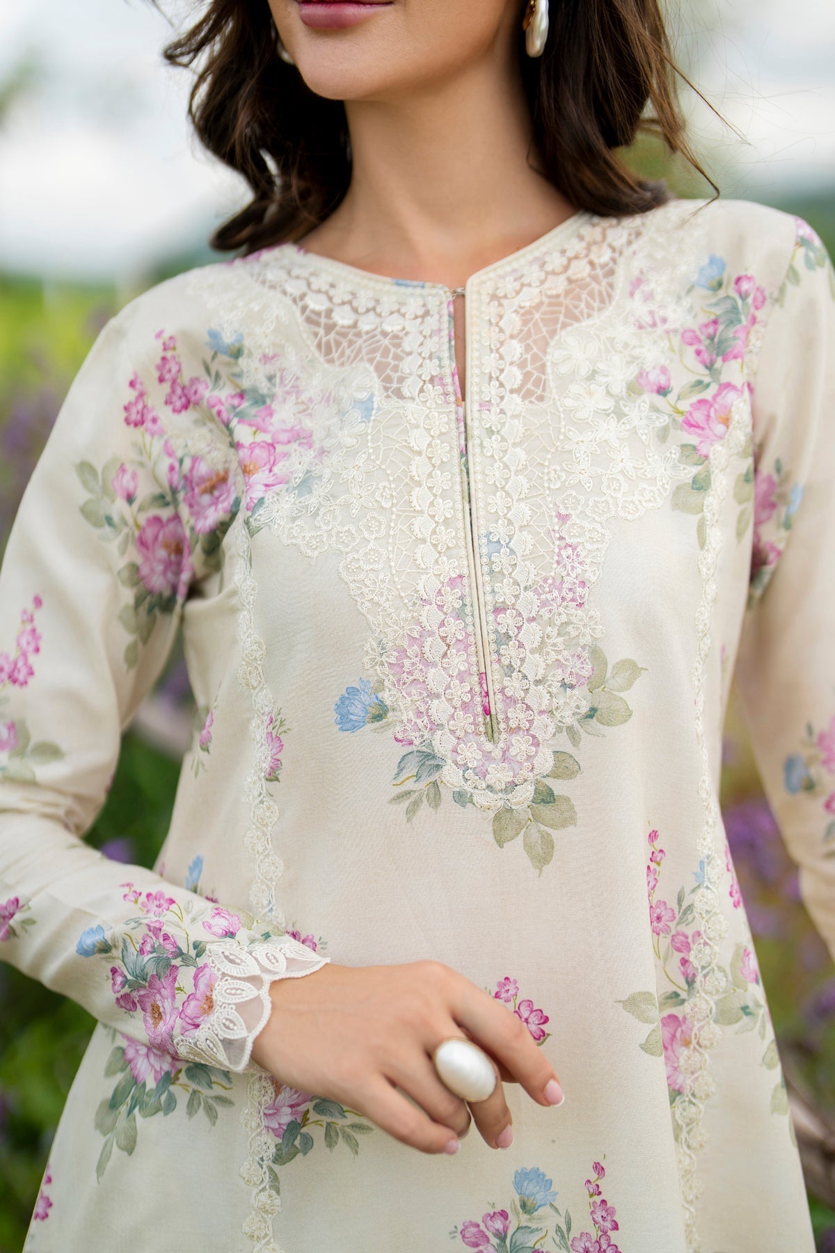 Xenia Formals | Sun Seeking | ARLES - Formal Dress - available at Maria Faisal in UK and USA.