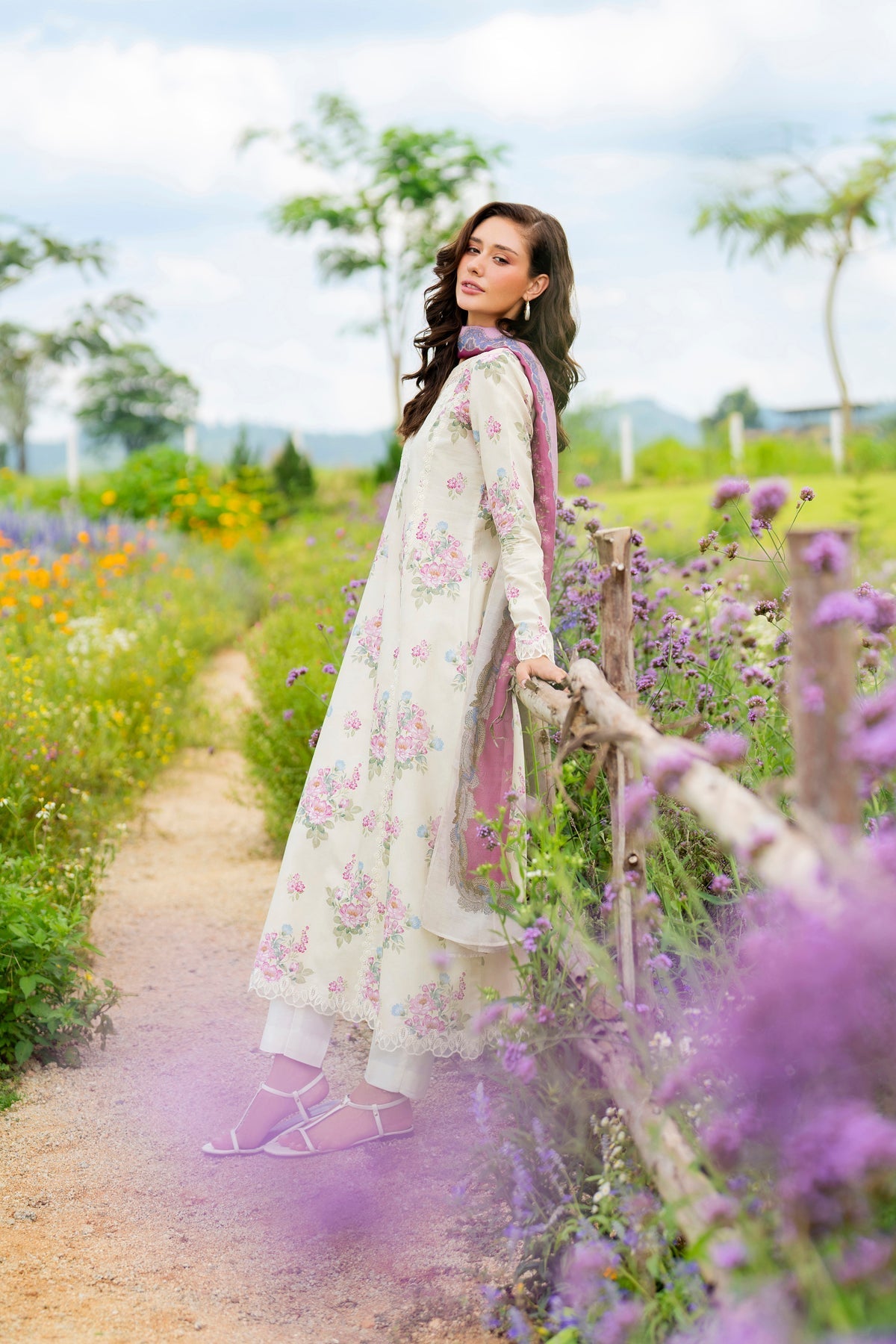 Xenia Formals | Sun Seeking | ARLES - Formal Dress - available at Maria Faisal in UK and USA.