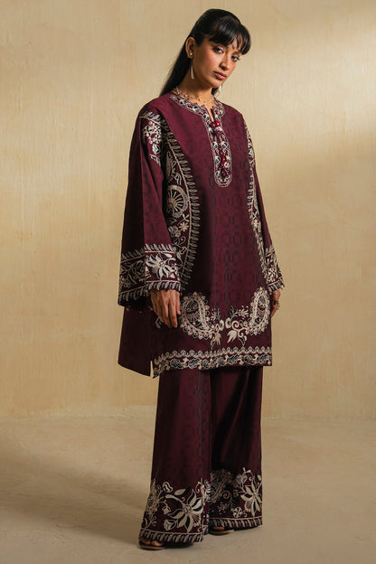 Elan | Indigene Pret |MARWA (ERW-21581) - Luxury Dress - available at Maria Faisal in UK and USA.