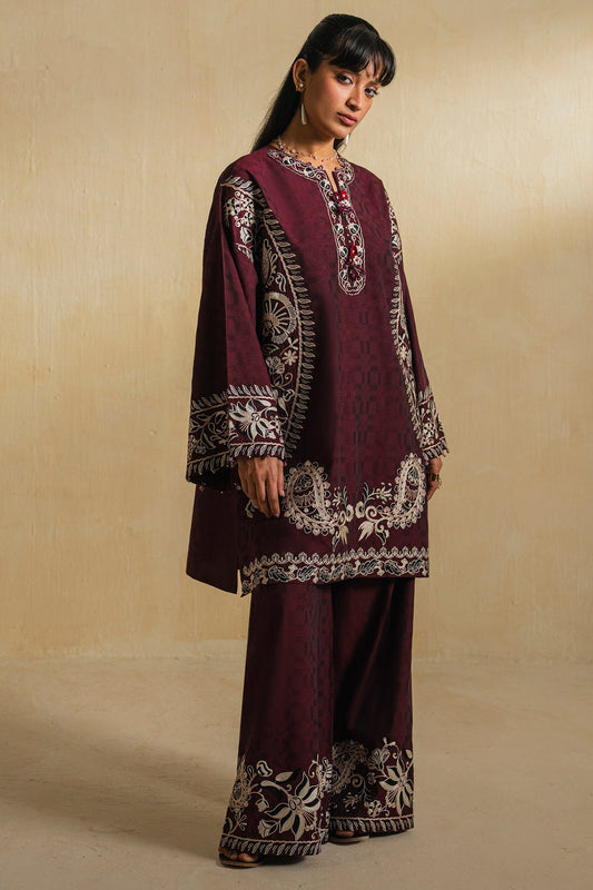 Elan | Indigene Pret |MARWA (ERW-21581) - Luxury Dress - available at Maria Faisal in UK and USA.