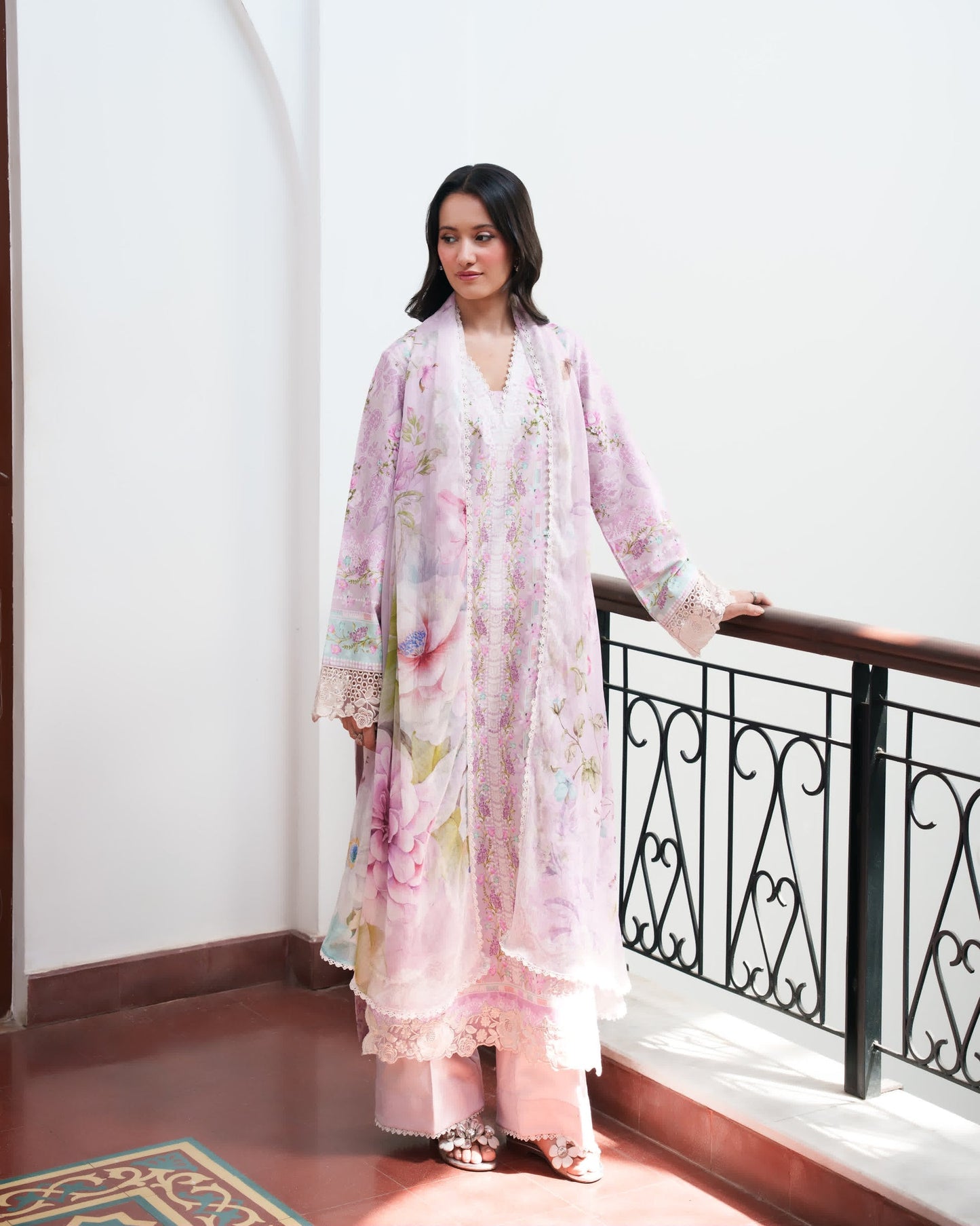 Neeshay | Summer Lines | LILEA - Luxury Dress - available at Maria Faisal in UK and USA.