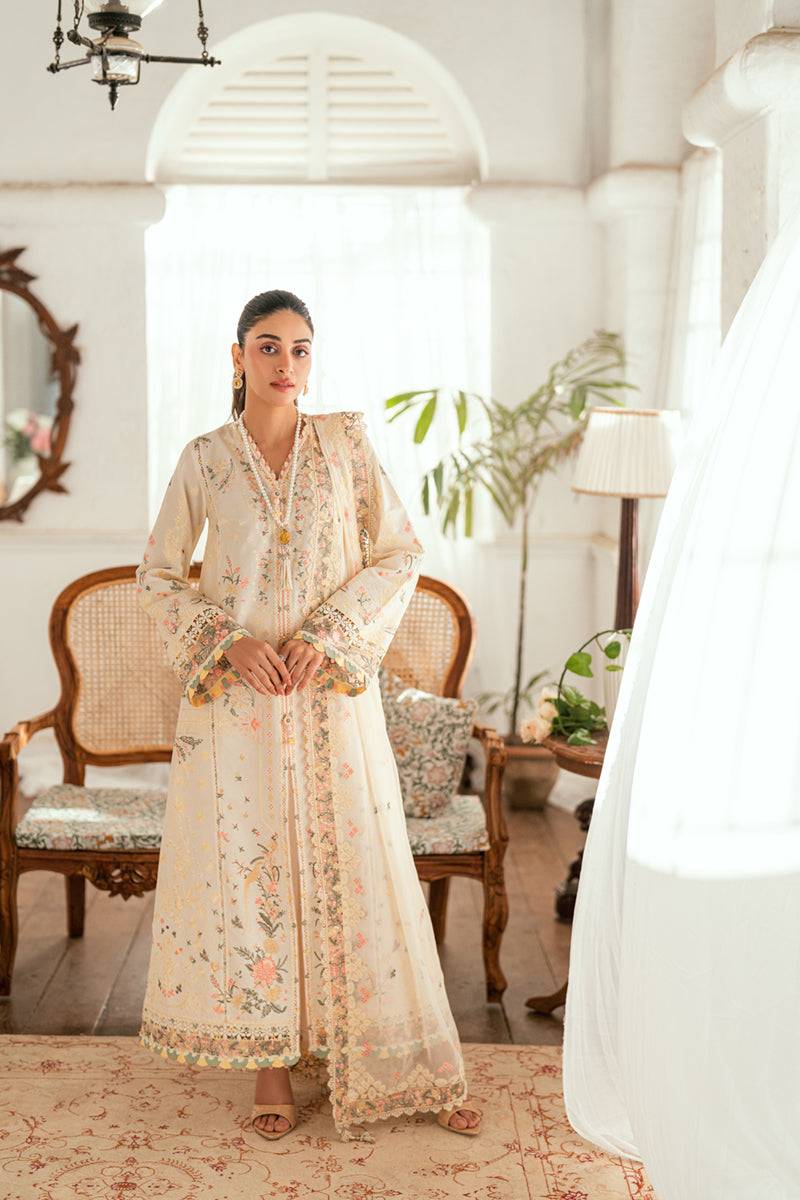 Qalamkar | Luxury Lawn Eid Edit | SB-01 Rina by Maria Faisal - Registered Vendor of : Qalamkar - type : Ladies Clothes - 100% original wedding dresses