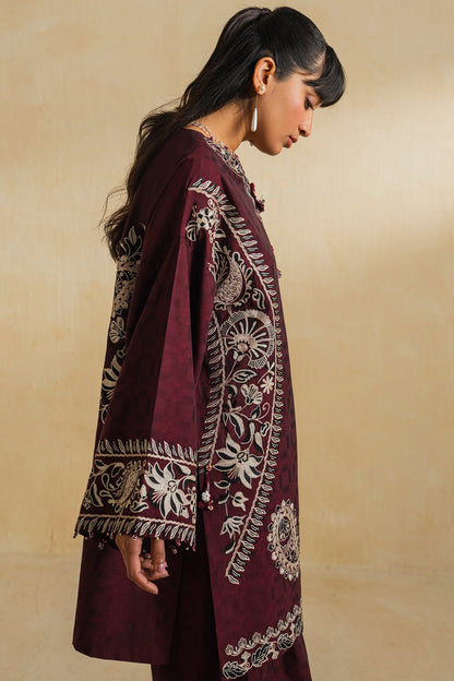 Elan | Indigene Pret |MARWA (ERW-21581) - Luxury Dress - available at Maria Faisal in UK and USA.