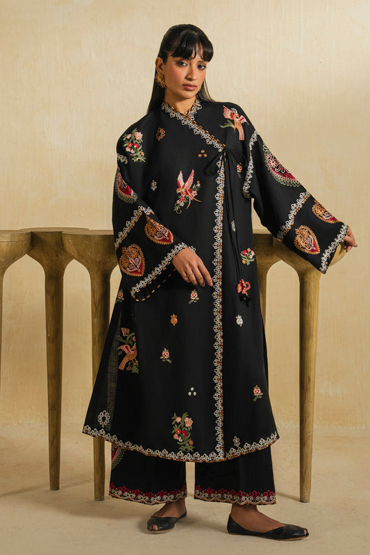 Elan | Indigene Pret |LAYL (ERW-21578) - Luxury Dress - available at Maria Faisal in UK and USA.