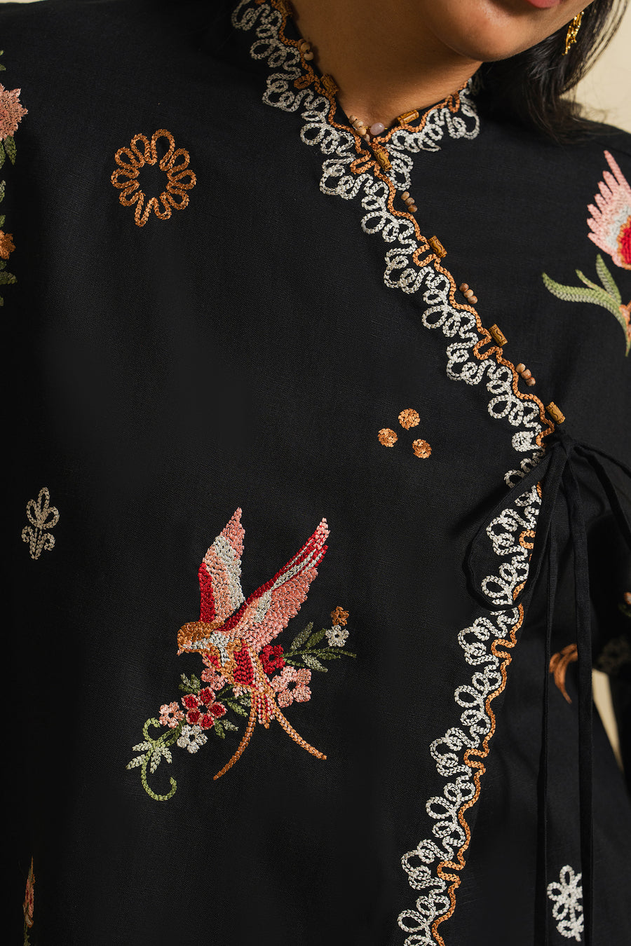 Elan | Indigene Pret |LAYL (ERW-21578) - Luxury Dress - available at Maria Faisal in UK and USA.