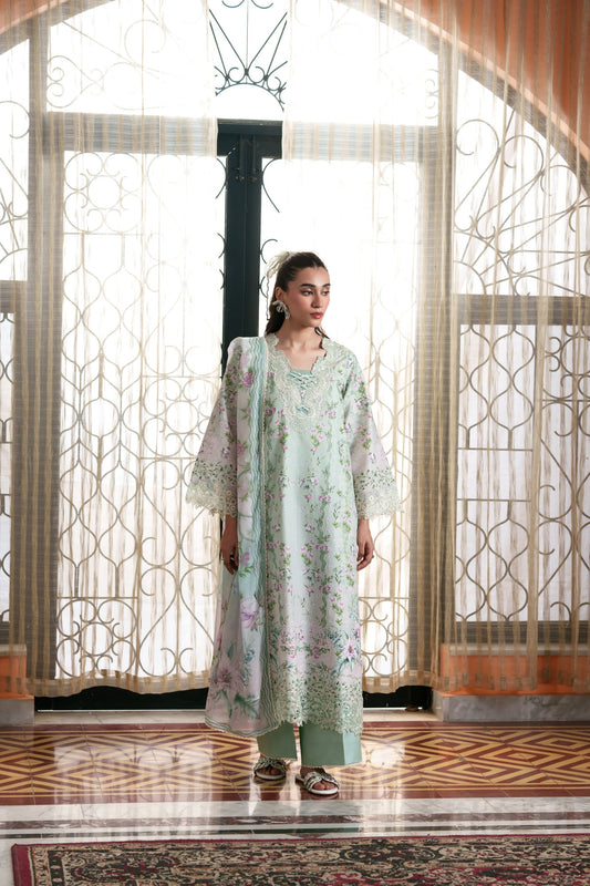 Neeshay | Summer Lines | AVELINE - Luxury Dress - available at Maria Faisal in UK and USA.