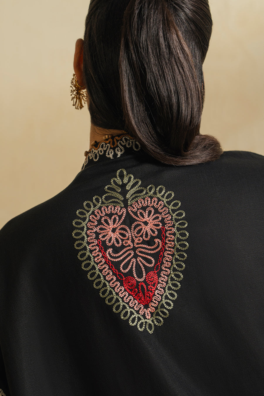 Elan | Indigene Pret |LAYL (ERW-21578) - Luxury Dress - available at Maria Faisal in UK and USA.