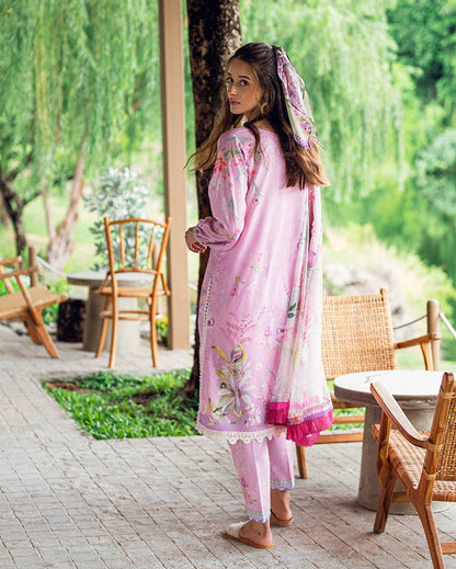 Roheenaz | Garden Veal Printed Lawn 25 | Rosey Daze by Maria Faisal - Registered Vendor of : Roheenaz - type : Ladies Clothes - 100% original wedding dresses