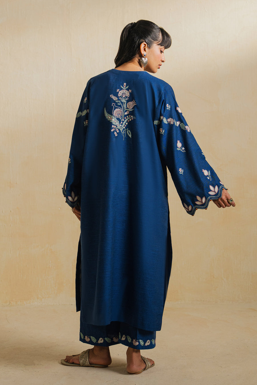 Elan | Indigene Pret |RAYAN (ERW-21582) - Luxury Dress - available at Maria Faisal in UK and USA.