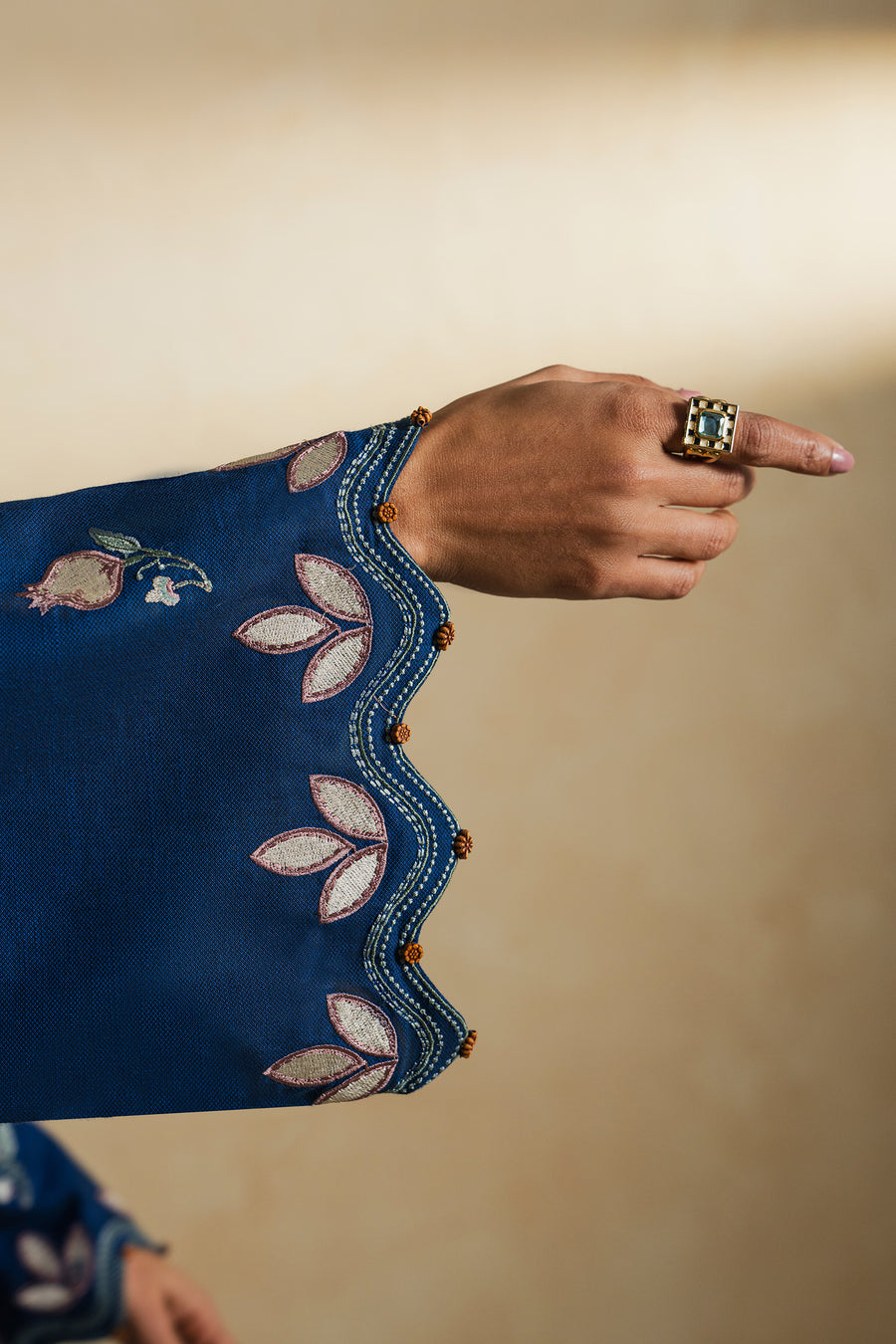 Elan | Indigene Pret |RAYAN (ERW-21582) - Luxury Dress - available at Maria Faisal in UK and USA.