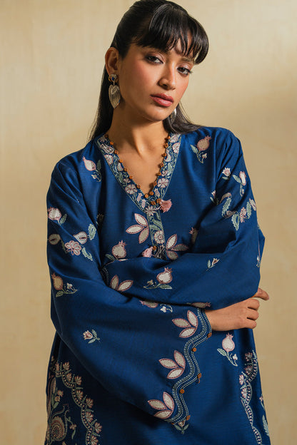 Elan | Indigene Pret |RAYAN (ERW-21582) - Luxury Dress - available at Maria Faisal in UK and USA.