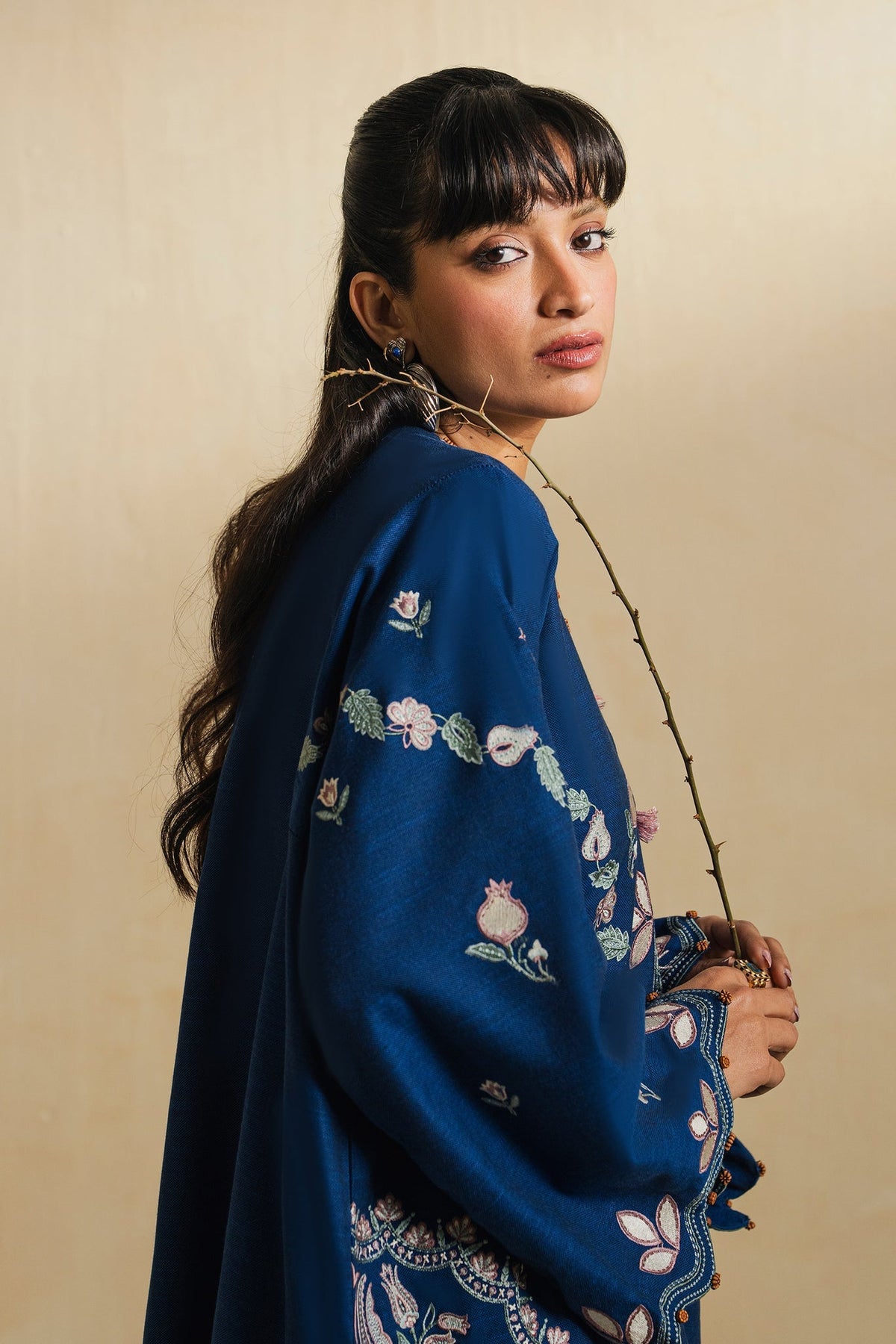 Elan | Indigene Pret |RAYAN (ERW-21582) - Luxury Dress - available at Maria Faisal in UK and USA.