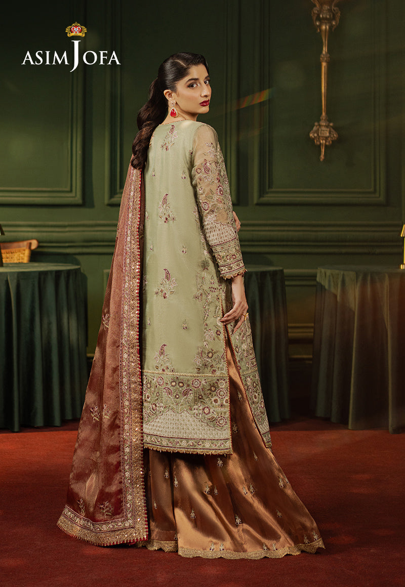 Asim Jofa | Premium Festive | AJPF-35 - Designer Dress with Intricate embroidery and embellishments. Shop elegent wedding dress at Maria Faisal.