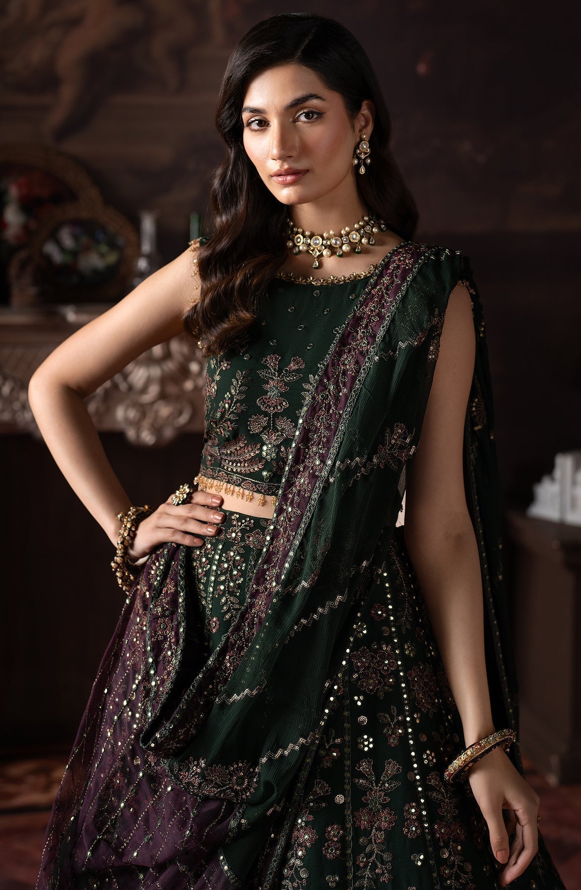 Zarif | Rouge Formals | ZRW 01 ELIZABETH - Wedding Dress - Maria Faisal