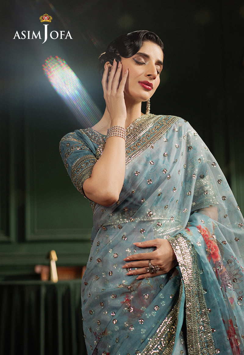 Asim Jofa | Premium Festive | AJPF-27 - Designer Dress with Intricate embroidery and embellishments. Shop elegent wedding dress at Maria Faisal.