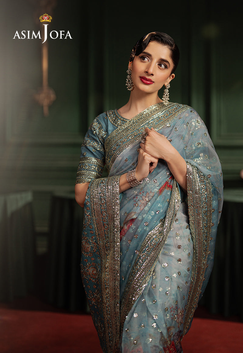 Asim Jofa | Premium Festive | AJPF-27 - Designer Dress with Intricate embroidery and embellishments. Shop elegent wedding dress at Maria Faisal.