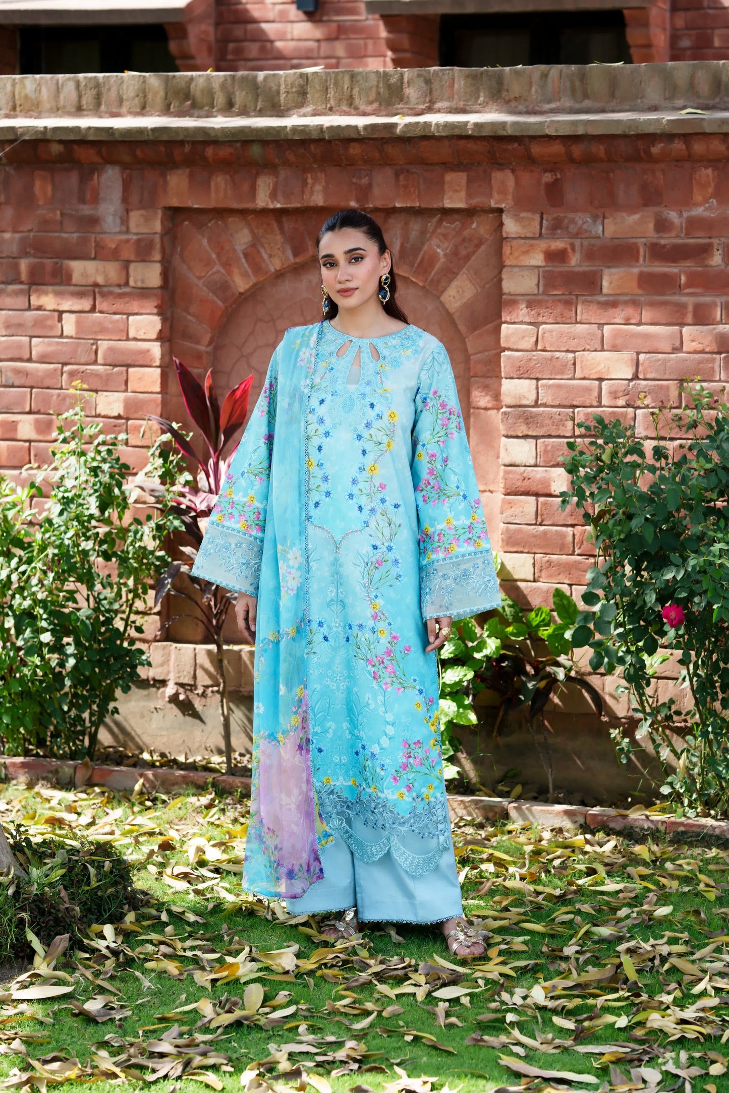 Neeshay | Summer Lines | CELESTIA - Luxury Dress - available at Maria Faisal in UK and USA.