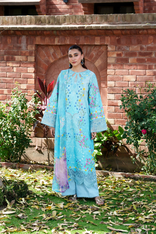 Neeshay | Summer Lines | CELESTIA - Luxury Dress - available at Maria Faisal in UK and USA.