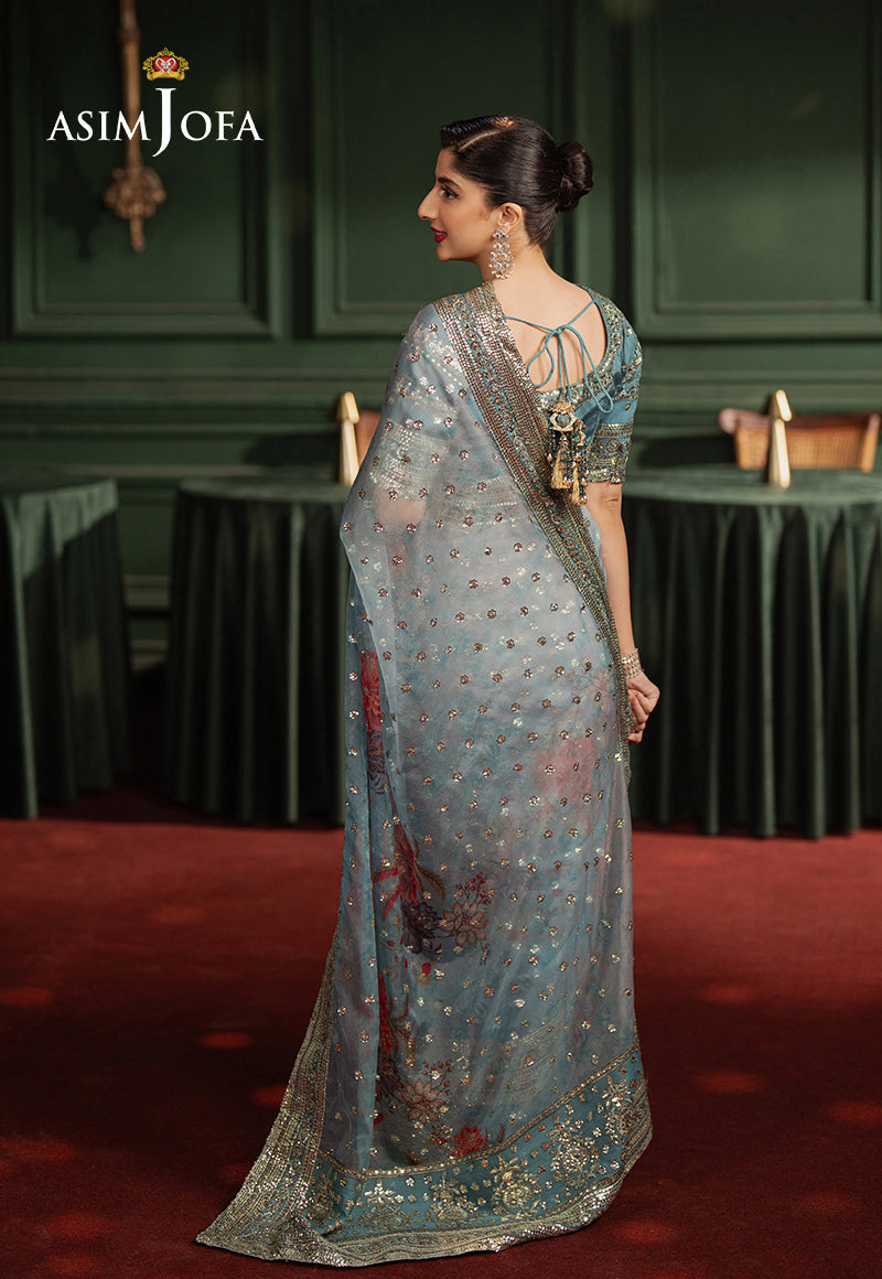 Asim Jofa | Premium Festive | AJPF-27 - Designer Dress with Intricate embroidery and embellishments. Shop elegent wedding dress at Maria Faisal.