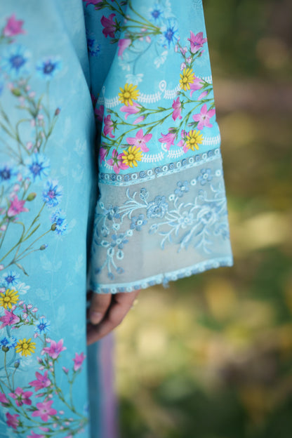 Neeshay | Summer Lines | CELESTIA - Luxury Dress - available at Maria Faisal in UK and USA.