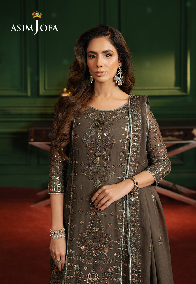 Asim Jofa | Premium Festive | AJPF-21 - Designer Dress with Intricate embroidery and embellishments. Shop elegent wedding dress at Maria Faisal.