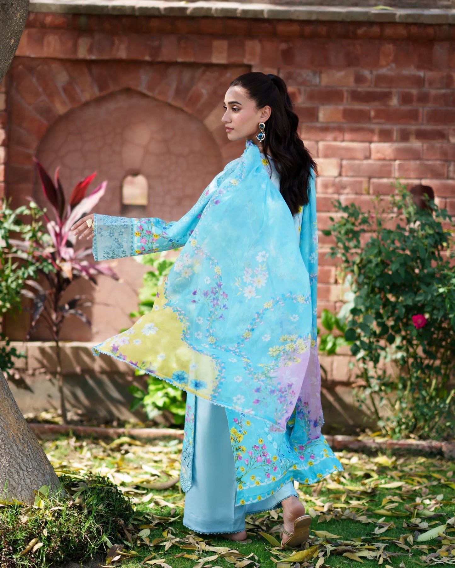 Neeshay | Summer Lines | CELESTIA - Luxury Dress - available at Maria Faisal in UK and USA.