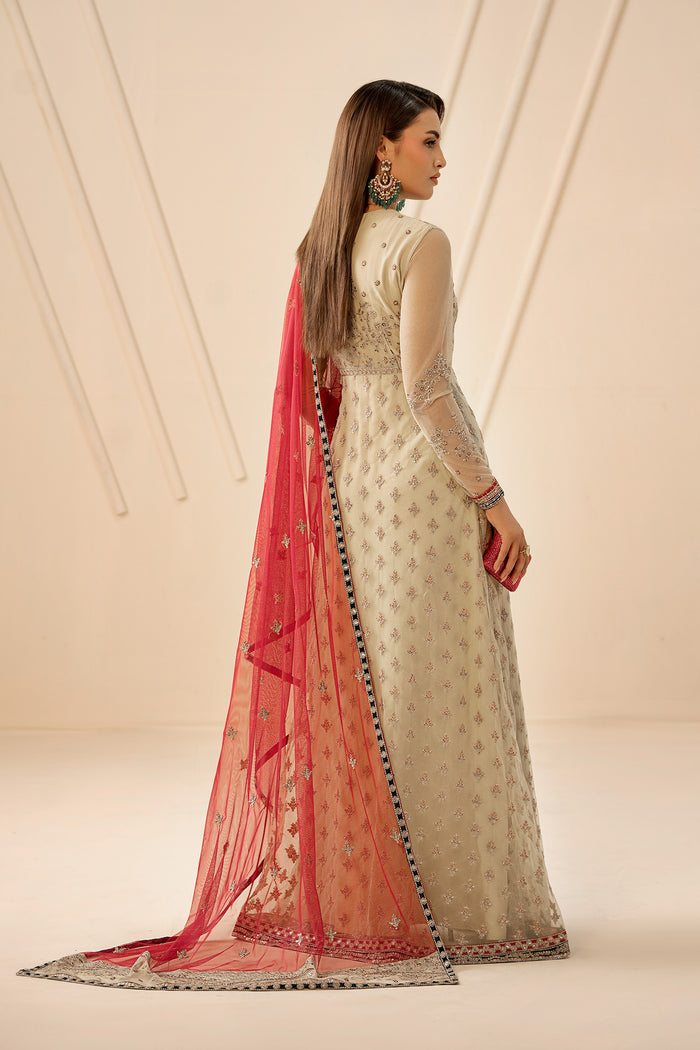Zarif | Riwayat Formals | SANDALI - Formal Dress - available at Maria Faisal in UK and USA.