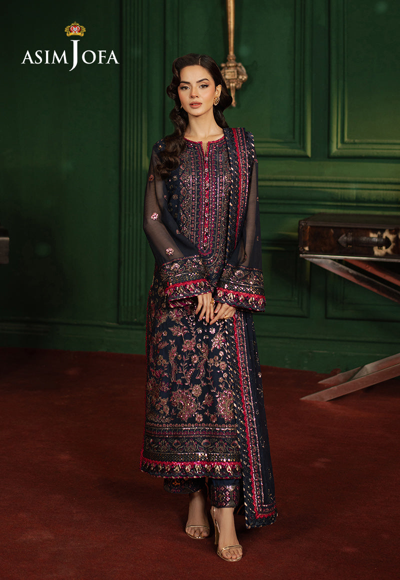 Asim Jofa | Premium Festive | AJPF-17 - Designer Dress with Intricate embroidery and embellishments. Shop elegent wedding dress at Maria Faisal.