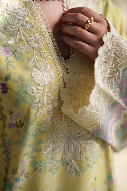 Neeshay | Summer Lines | VIRELIA - Luxury Dress - available at Maria Faisal in UK and USA.