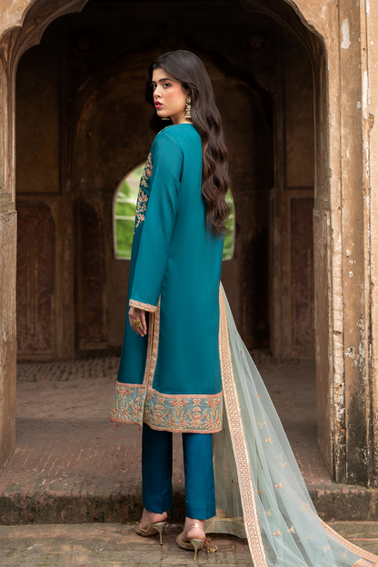 Saad Shaikh | Zaria Festive Pret 25 | LUXE - Formal Dress - available at Maria Faisal in UK and USA.