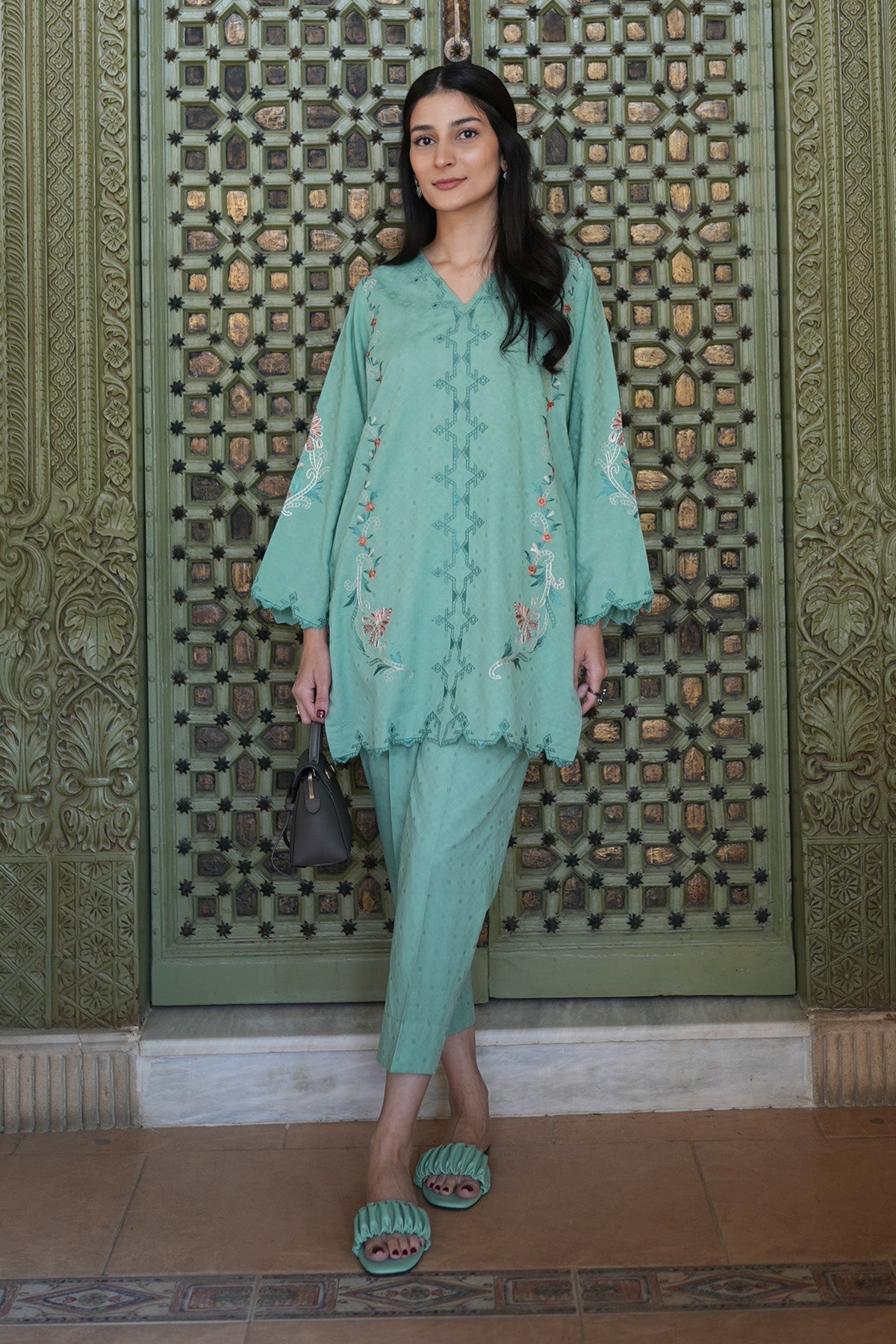 Sahar | Ready to Wear Basics | Teal Oasis - Ladies Clothes 