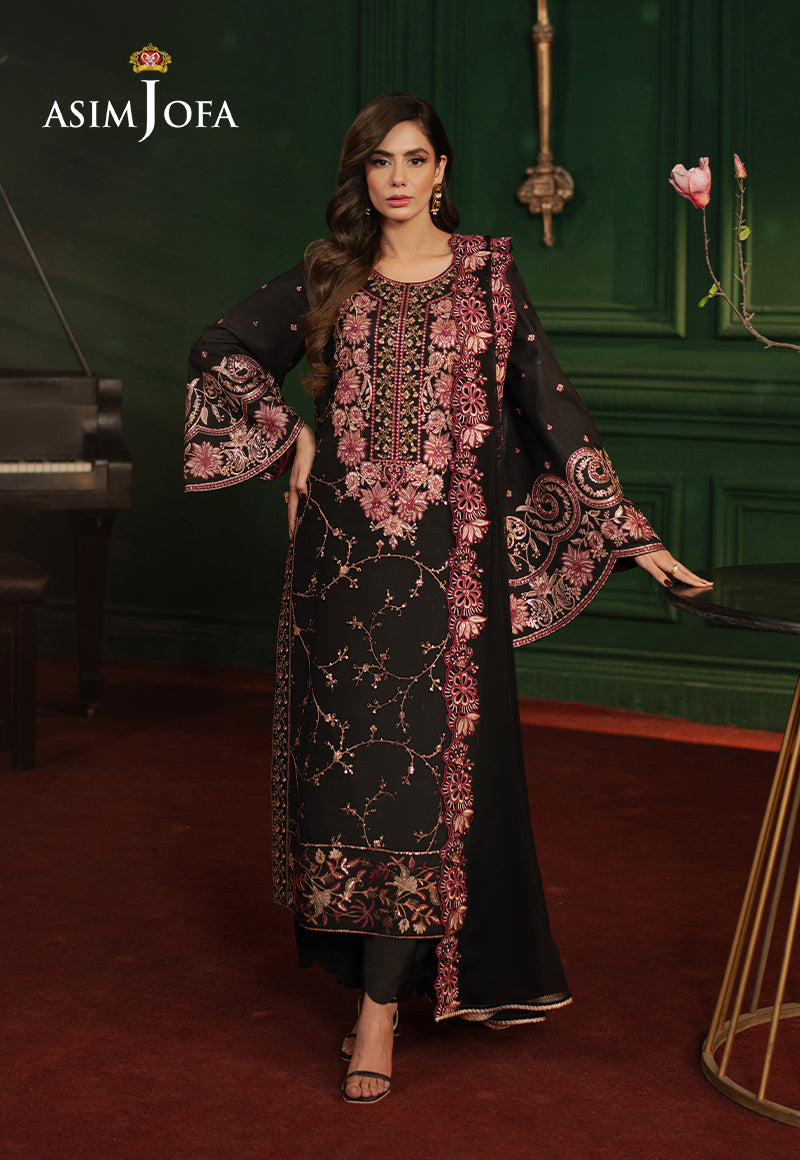 Asim Jofa | Premium Festive | AJPF-19 - Designer Dress with Intricate embroidery and embellishments. Shop elegent wedding dress at Maria Faisal.